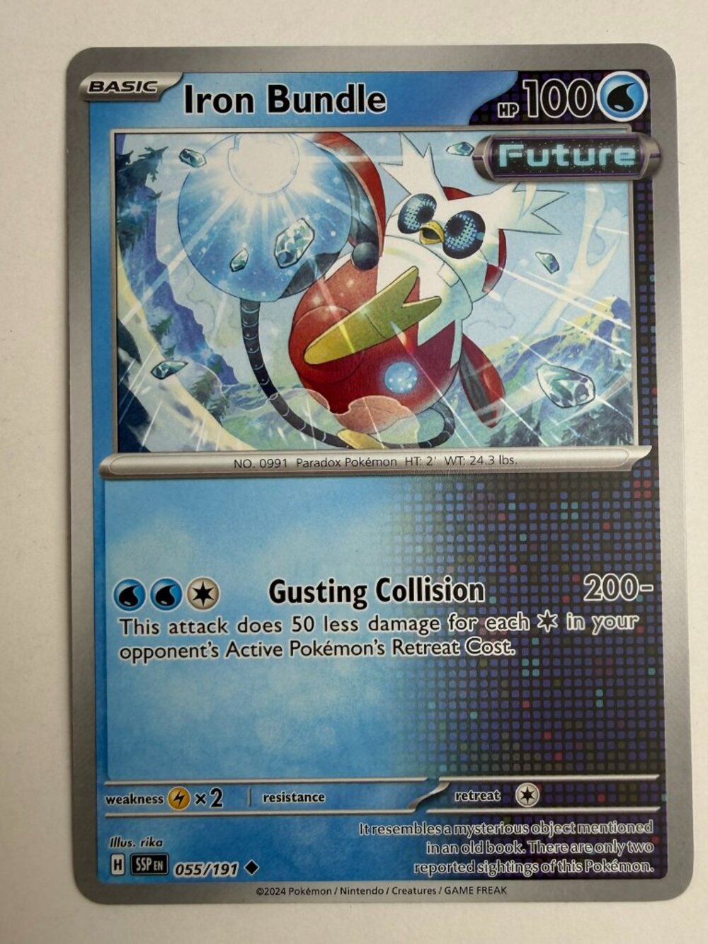 2024 POKEMON CARD 055/191 IRON BUNDLE SURGING SPARKS SSP SCARLET & VIOLET TCG